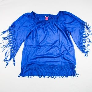 SUNNY LEIGH | Off Shoulder Boho Top